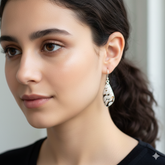 Peanutwood Jasper Fancy Cabochon Earrings