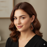 Pietersite Fancy Cabochon Earrings