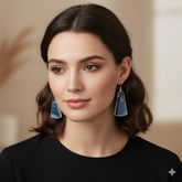 Pietersite Fancy Cabochon Earrings