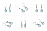 BLUE TOPAZ EARRING