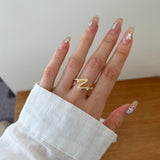 Wrong way silver ring