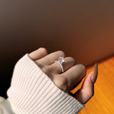 Cz Solitaire Ring for her
