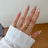 Wrong way silver ring