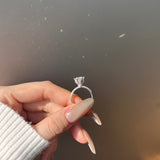 Cz Solitaire Ring for her