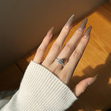 Cz Solitaire Ring for her