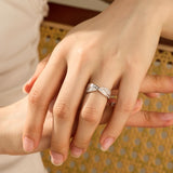 Silver endless ring
