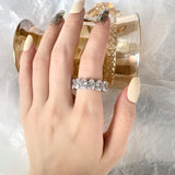 Infinity silver ring