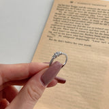 Demeter silver ring