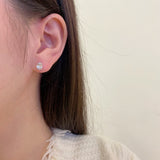 Clean Line Silver Studs