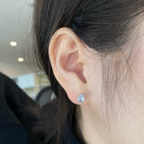 Clean Line Silver Studs