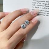 Simple Spark Silver Studs