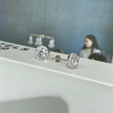 Simple Spark Silver Studs