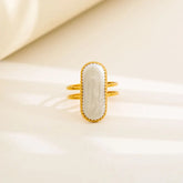 Fashion Ring – Gold Plated Stainless Steel Everyday Style