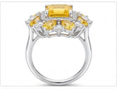 Citrine Ring – Stylish Golden Stone Jewelry