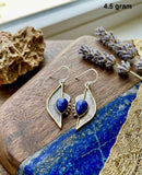 Lapis Earring – Elegant Blue Stone Jewelry