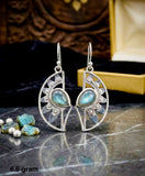 Labradorite Earring – Elegant Iridescent Stone Jewelry