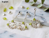 Peridot & Pearl Earring – Elegant Dual Gemstone Jewelry