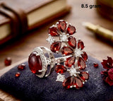 Garnet Ring – Elegant Deep Red Gemstone Jewelry