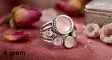 Rose Quartz Ring – Elegant Pink Stone Jewelry
