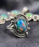 Opal Ring – Iridescent Gemstone Elegant Jewelry
