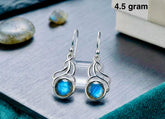 Labradorite Earring – Elegant Iridescent Stone Jewelry