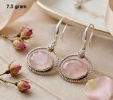 Rose Quartz Earring – Soft Pink Gemstone Jewelry