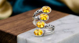 Citrine Ring – Elegant Golden Stone Jewelry