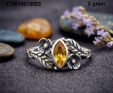 Citrine Ring – Golden Gemstone Fashion Jewelry