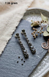 Black Onyx Earring – Elegant Dark Stone Jewelry
