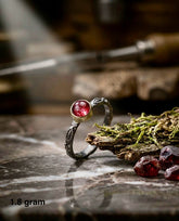 Red Tourmaline Ring – Elegant Pink Red Gemstone Jewelry