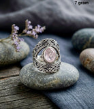 Rose Quartz Ring – Elegant Pink Gemstone Jewelry