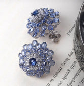 Lab Grown Sapphire Earring – Elegant Blue Gemstone Jewelry