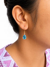 Paraiba Apatite Earring – Vibrant Blue Gemstone Jewelry