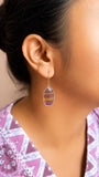 Fluorite Earring – Elegant Multicolor Gemstone Jewelry