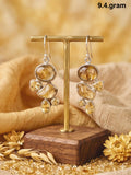 Golden Rutile Earring – Elegant Crystal Stone Jewelry