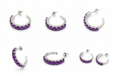 Amethyst earring