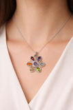 925 Sterling Silver Chakra Pendant