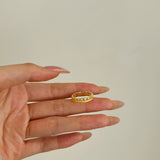 Golden tone petite ring