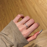 Uptown silver funk ring