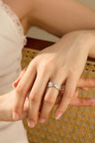 Silver endless ring