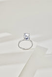 Silver Mirage Crest Ring