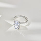 Silver Mirage Crest Ring