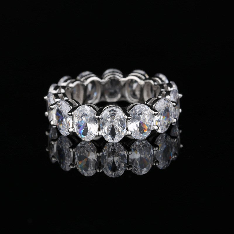 Infinity silver ring