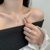Marquise silver ring