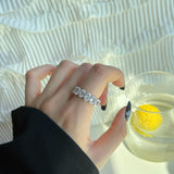 Infinity silver ring