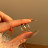 Diamond Glow Silver Ring