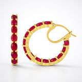Indian Ruby Earring