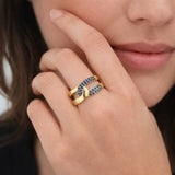 Midnight Pop Sapphire Ring