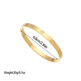Fashion Bracelet – Stainless Steel with Gold Plating Finish