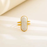 Fashion Ring – Gold Plated Stainless Steel Everyday Style